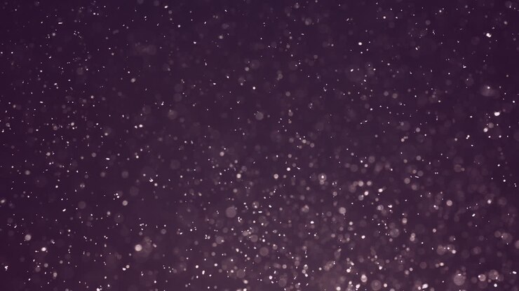 Abstract Bokeh Particles in Purple