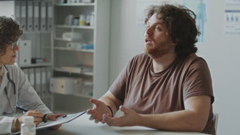 doctor and patient consultation