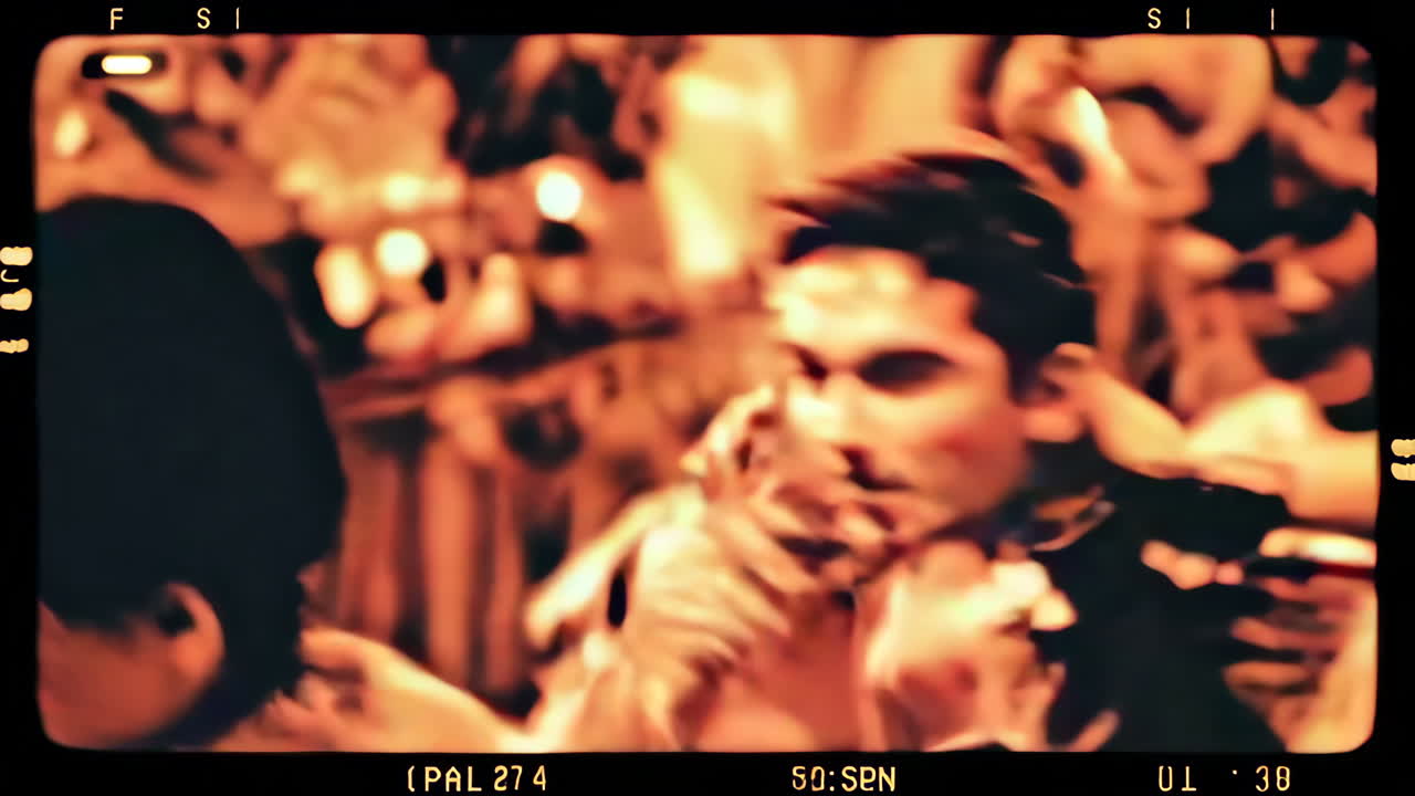 Vintage Portrait with Fire