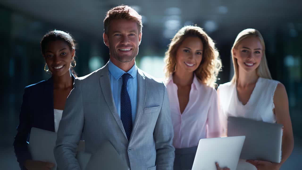 equipo de negocios diverso