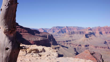 grand canyon landscape reveal, american national park