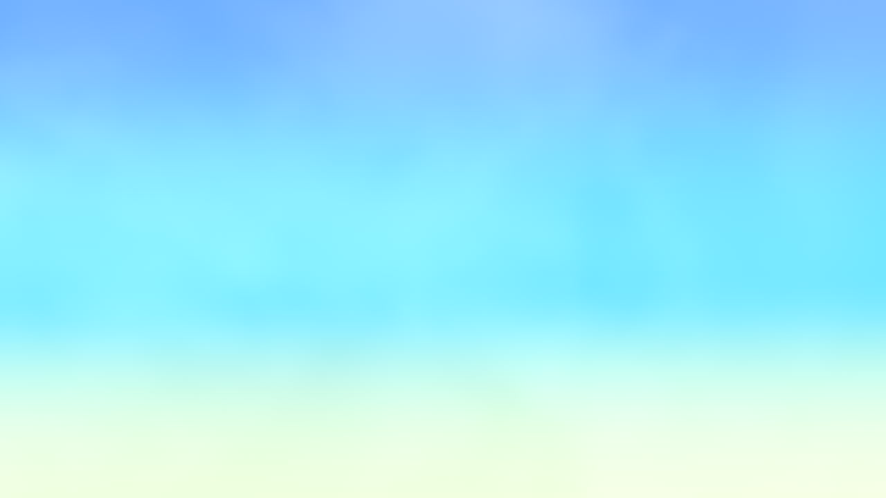 평온한 해변 풍경: 푸른 하늘,  구름, 비어있는 해안의 조용한 장면