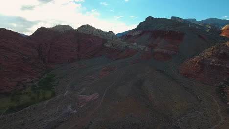 Imágenes-Aéreas-Del-área-De-Conservación-Nacional-Del-Cañón-De-Roca-Roja-De-Nevada