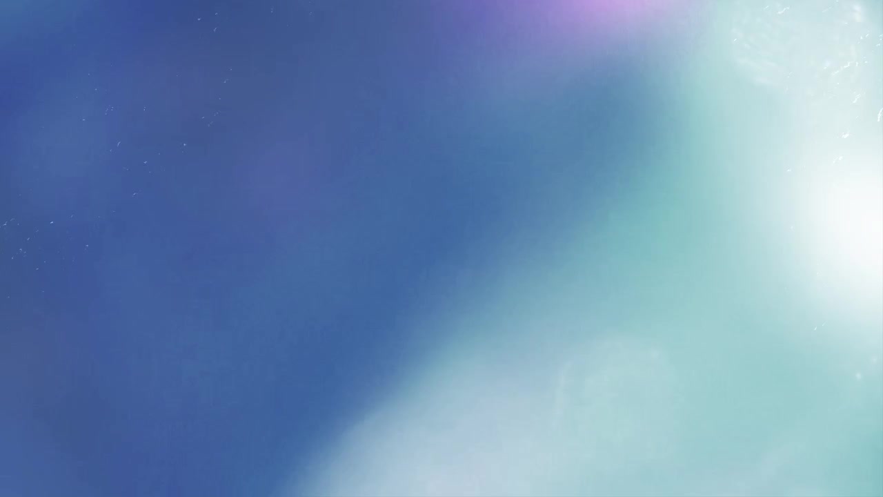 Abstract Light Leaks and Lens Flares in Purple and Blue