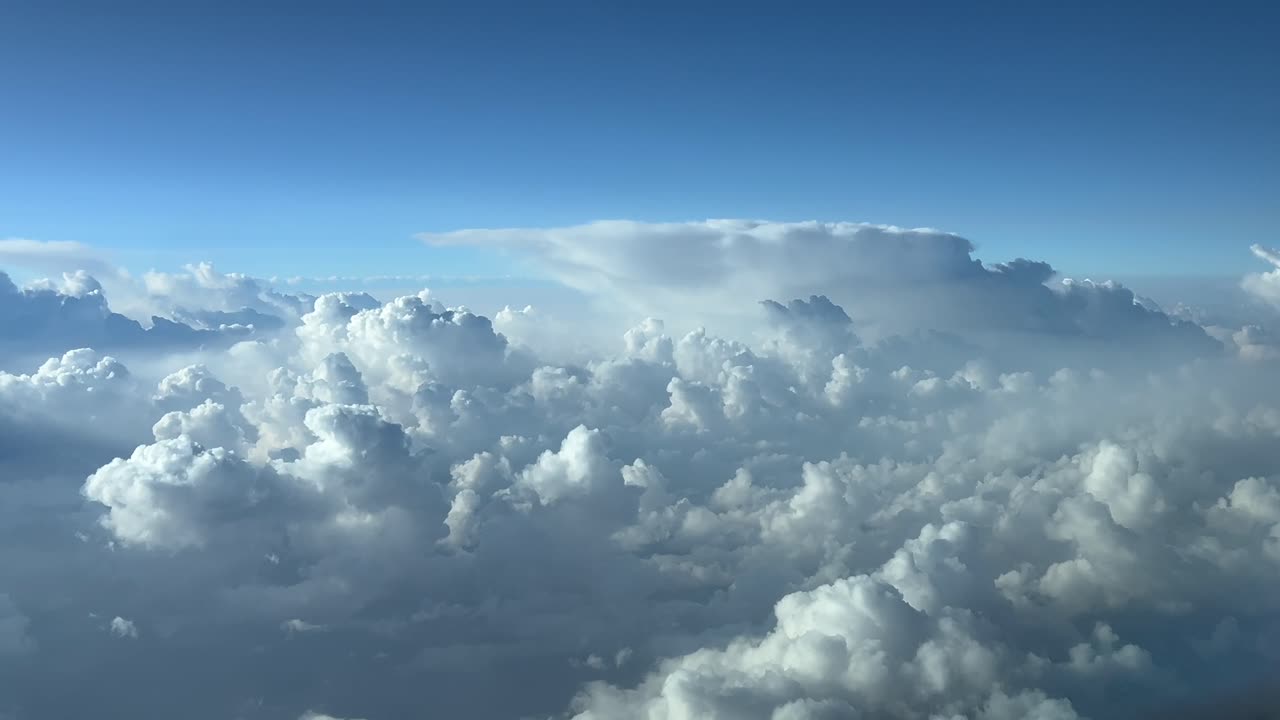Stunning Aerial View of Clouds from Above