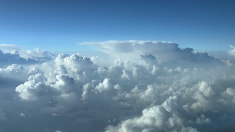 stunning aerial view of clouds from above