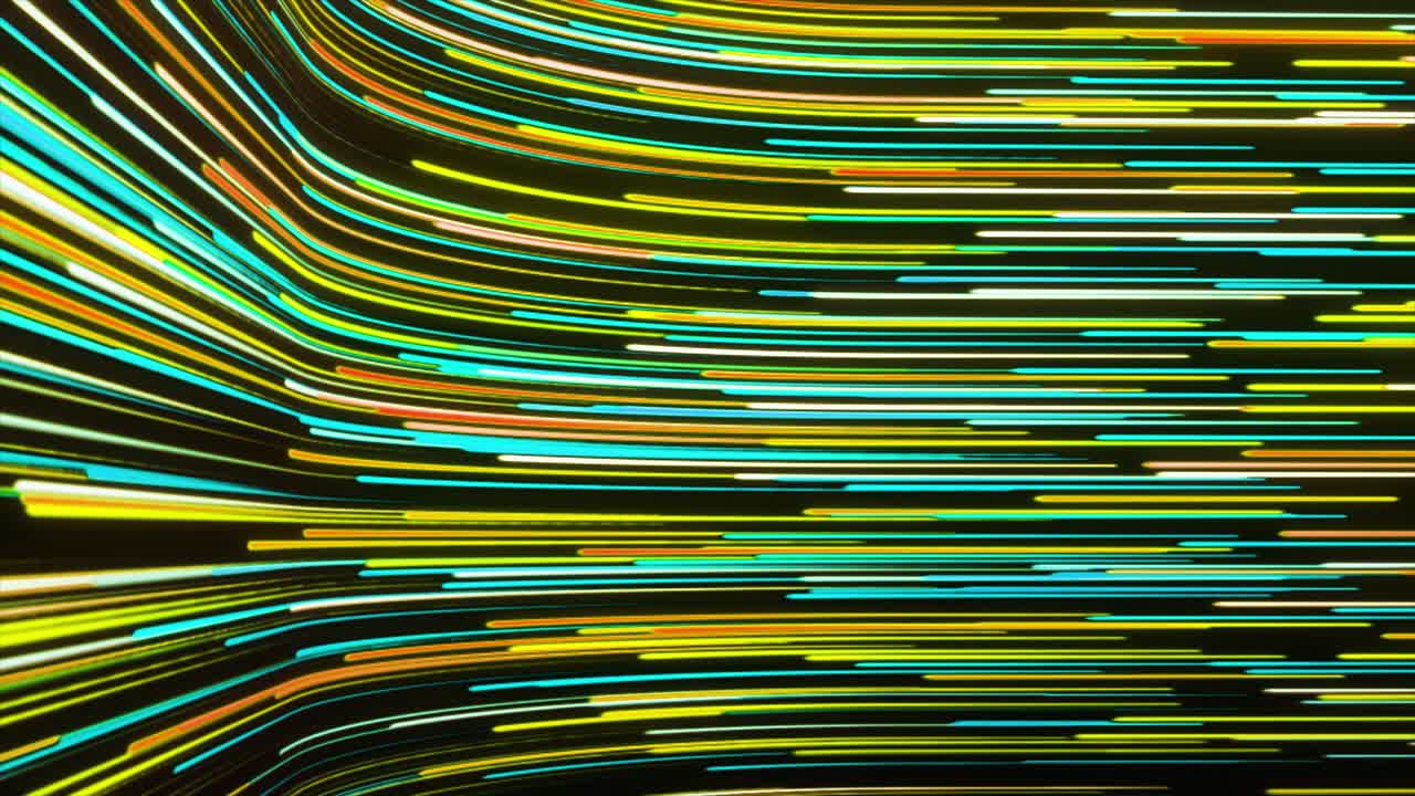 Abstract Colorful Lines Background