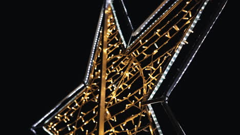 abstract starry tower illumination closeup