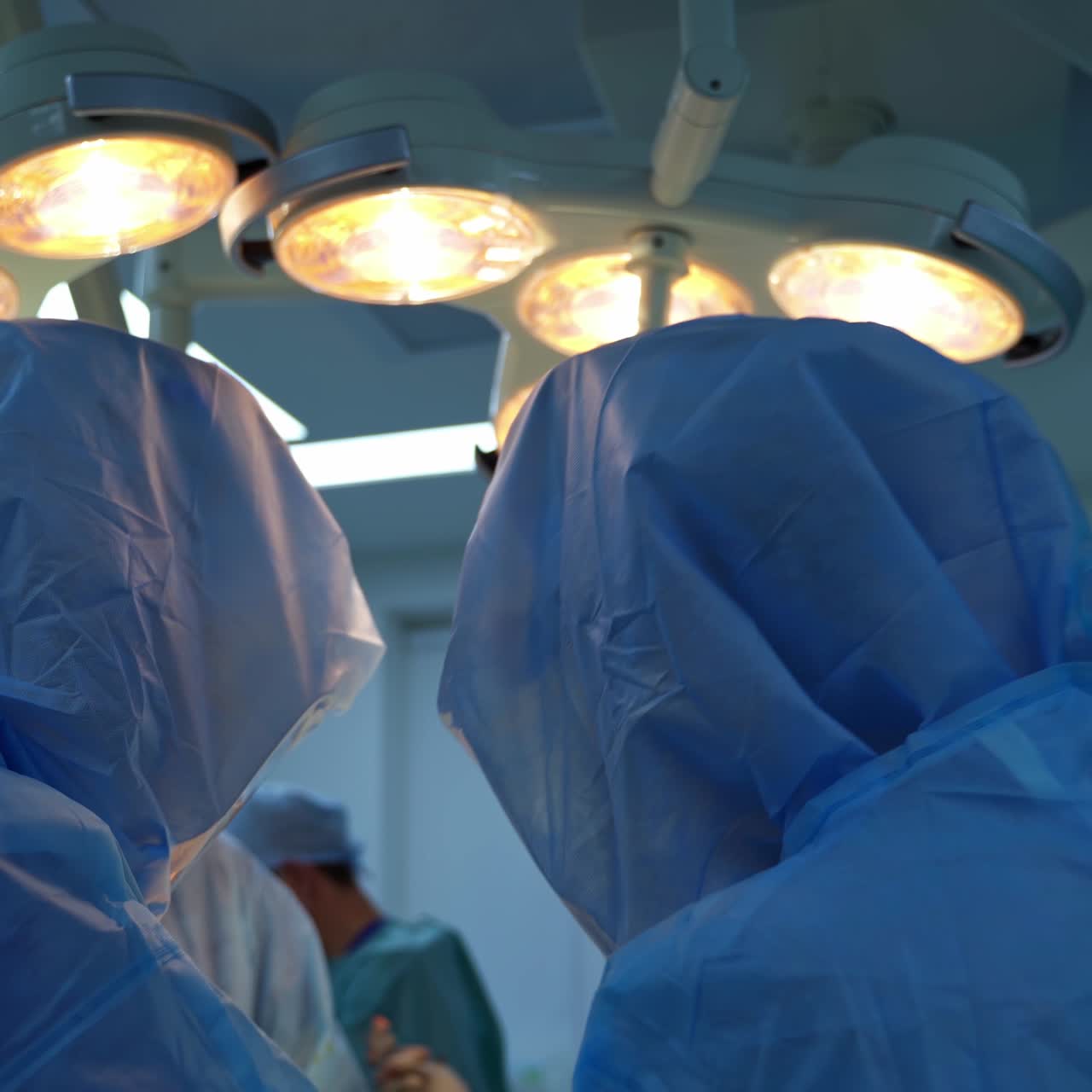 Billede fra operationsstuen