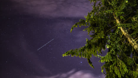 lapso de tiempo de las estrellas