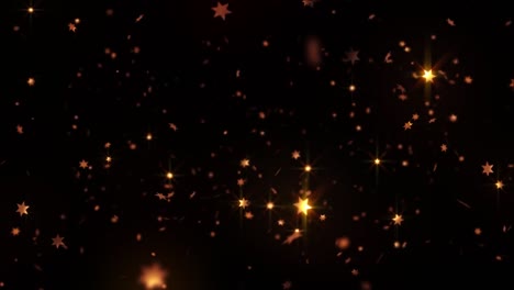 Golden-Stars-on-Black-Background