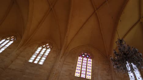 stained glass windows inside saint sacerdos cathedral