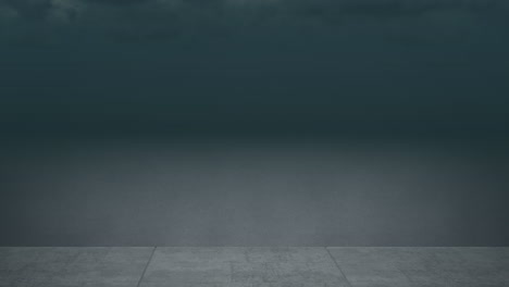 Animation of rotating dots over grey background