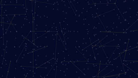 futuristic triangles shapes connected lines in dark space 1