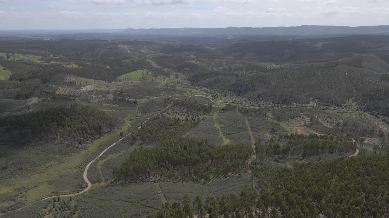 vista aérea del paisaje de proença a nova