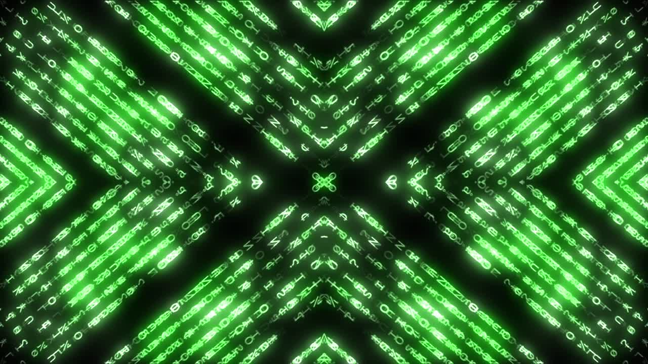 Green Light Abstract Pattern