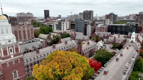 color de otoño, otoño en la universidad de yale en new haven connecticut