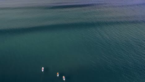 夕暮れの海でサーフィンをする観光客 4k