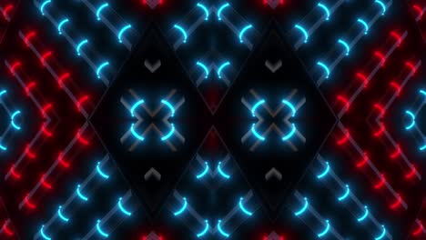 fondo geométrico de neón abstracto