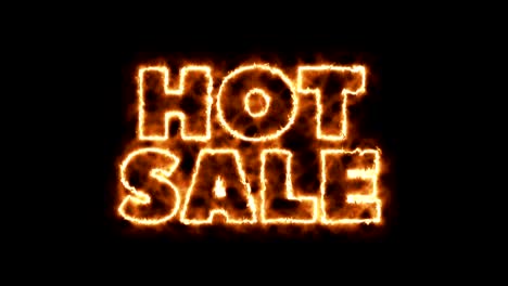 burning text 'big sale' and 'black friday' on pure black