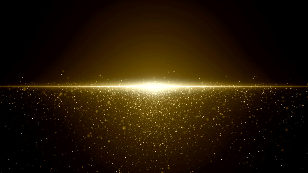 입자 금 반이는 보케상 먼지 추상적인 배경 루프