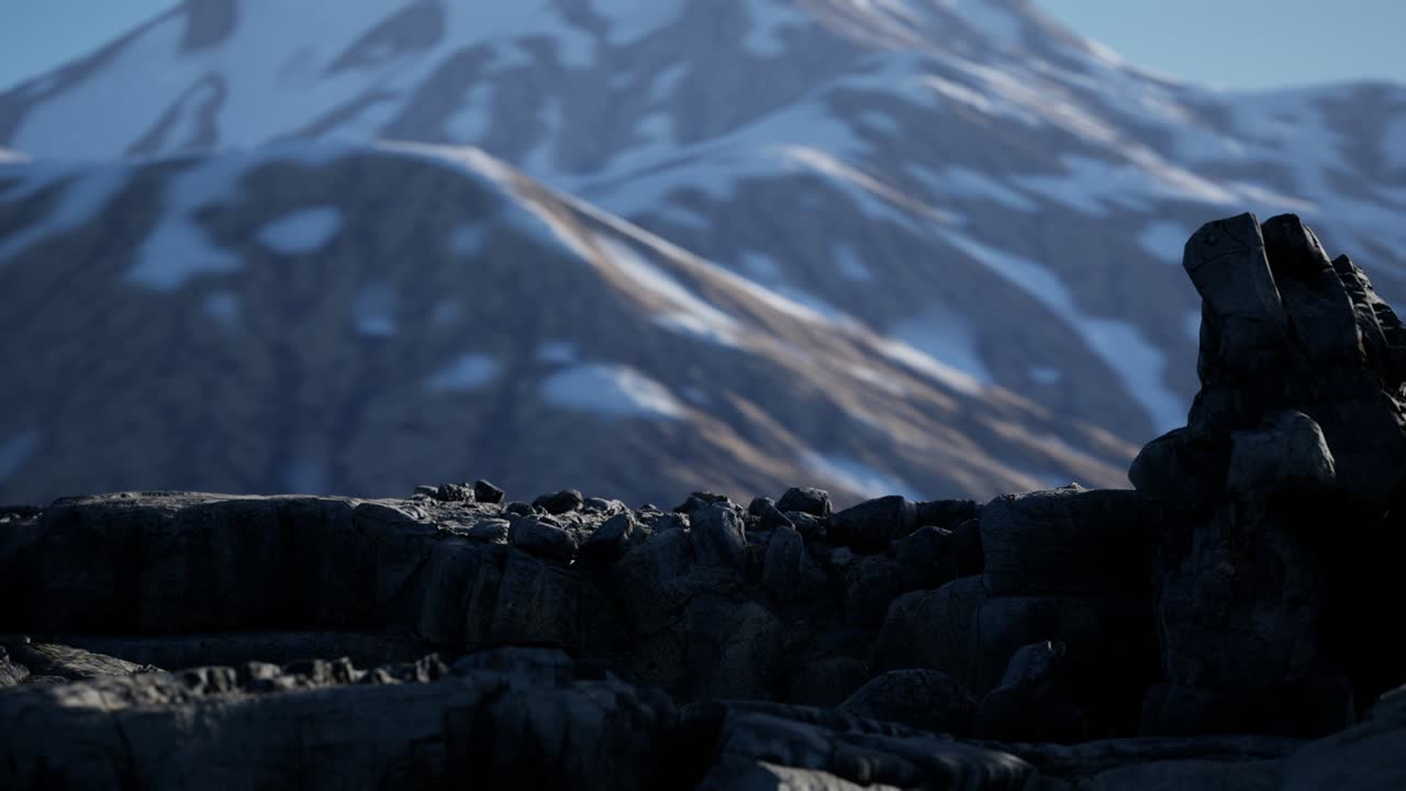 알프스 산맥 의 바위 와 돌