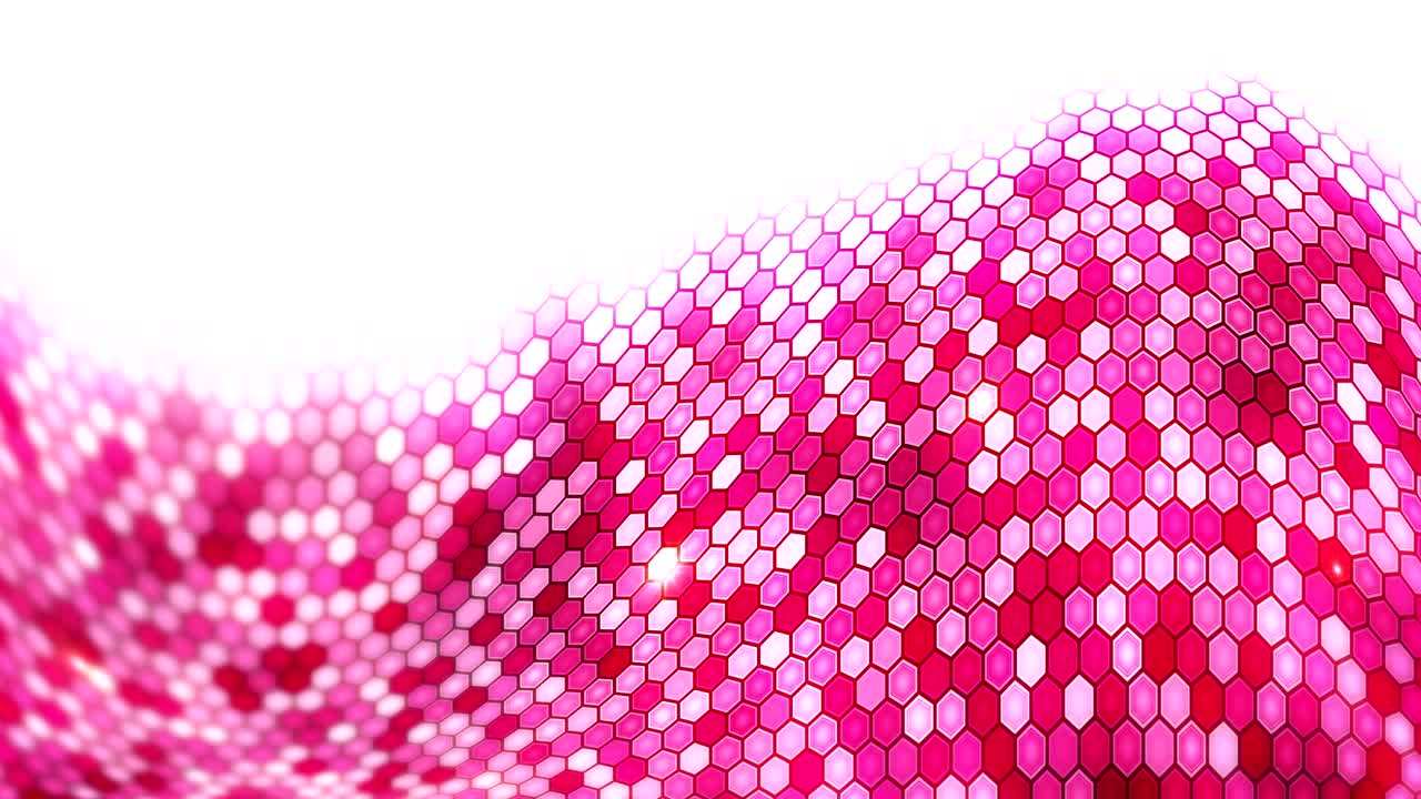 은 번개, 벌 배경, 반이는 빛과 함께 반이는 전기 육각형, 비즈니스 기술 루프 애니메이션