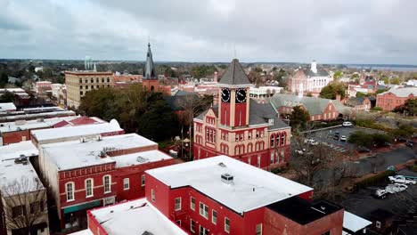 Schneller-Auszug-Aus-Der-Luft,-New-Bern,-North-Carolina,-North-Carolina