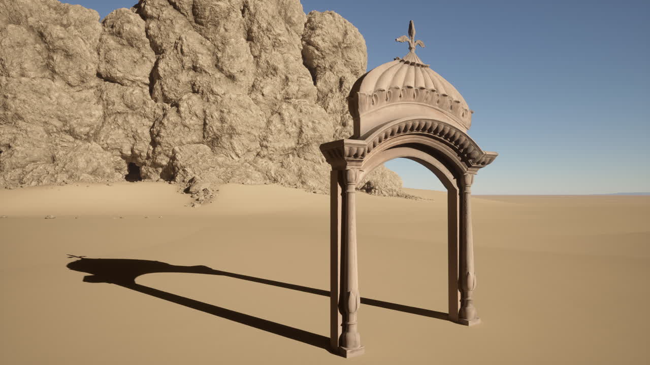 каменная арка в пустыне