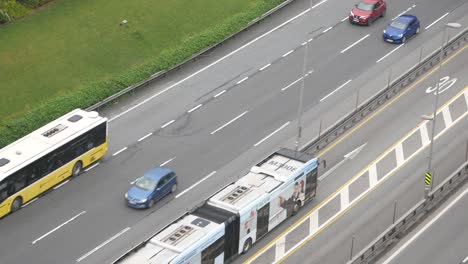 highway traffic scene