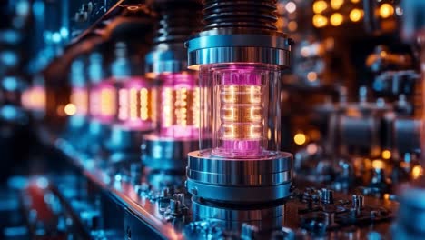 futuristic high-tech machinery