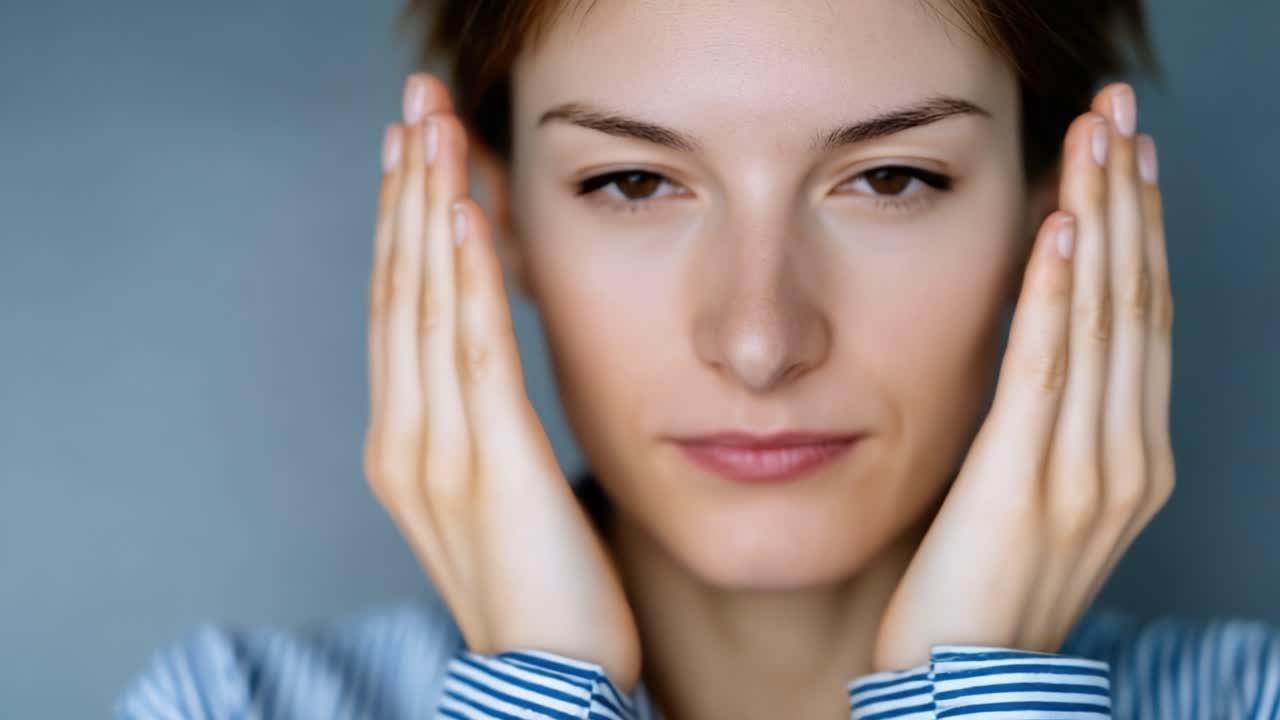 Eine Reise der Emotionen: Eine Person, die sich von Verbergung zu Selbstvertrauen entwickelt und die Essenz innerer Stärke und persönlicher Transformation durch subtile Ausdrücke einfängt