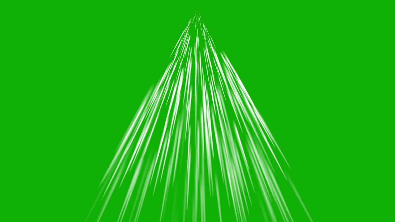 녹색 화면 배경으로 가운 줄무 모션 그래픽