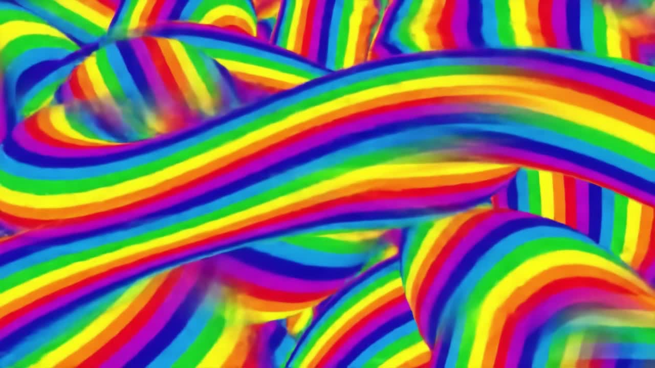 Abstract Rainbow Design