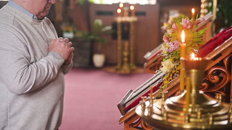 old man in church