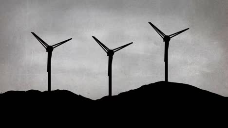wind mills on a hill