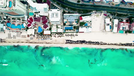 Top-view-of-beautiful-beach