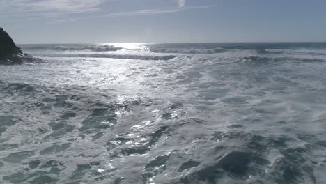 vista aérea de la superficie del agua