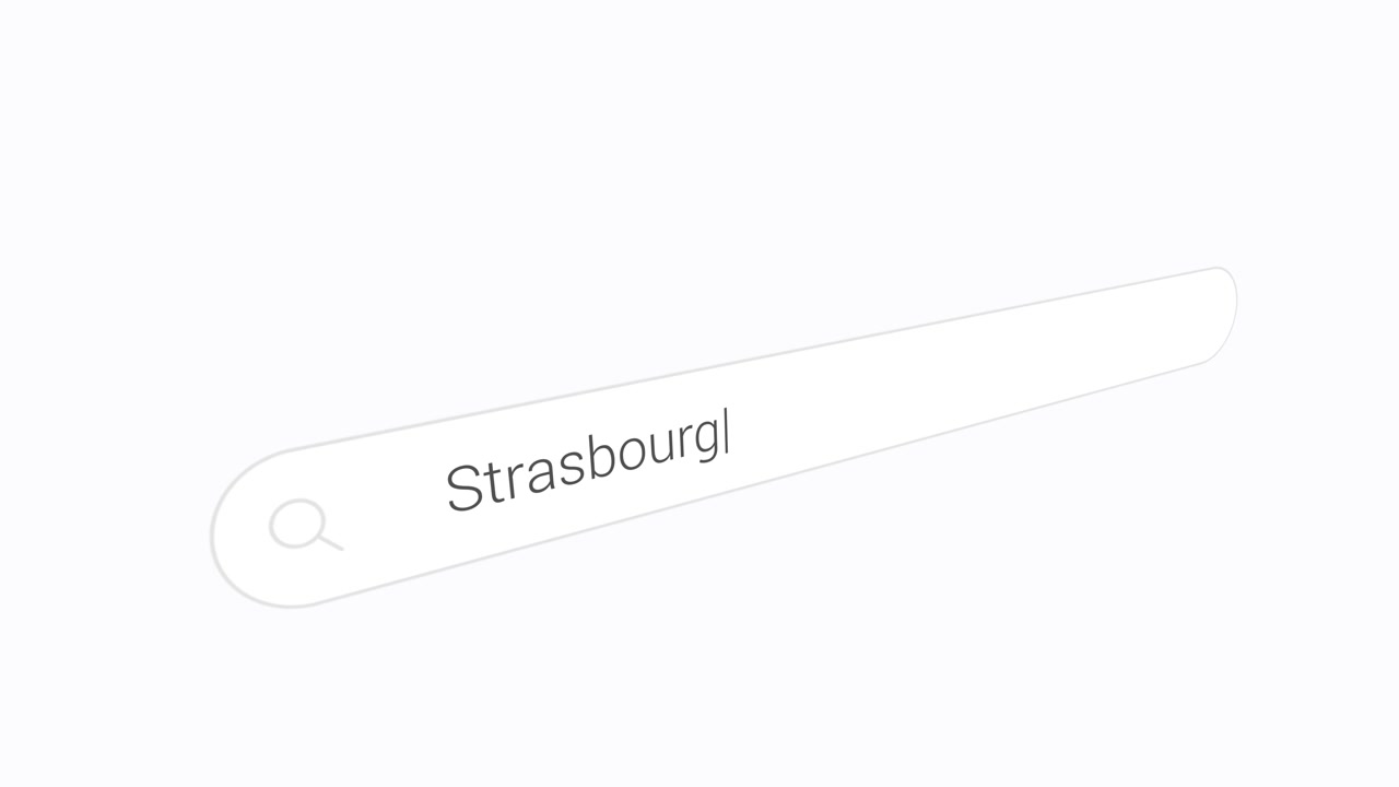 Indtaster Strasbourg i browseren - Nærbillede