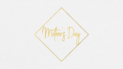 Modern-Mothers-Day-text-in-gold-frame-on-fashion-white-gradient