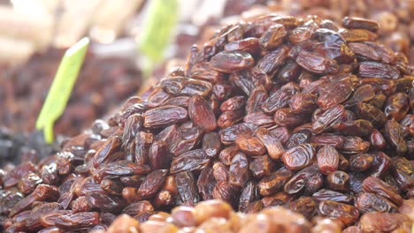 pile of dried dates at a market