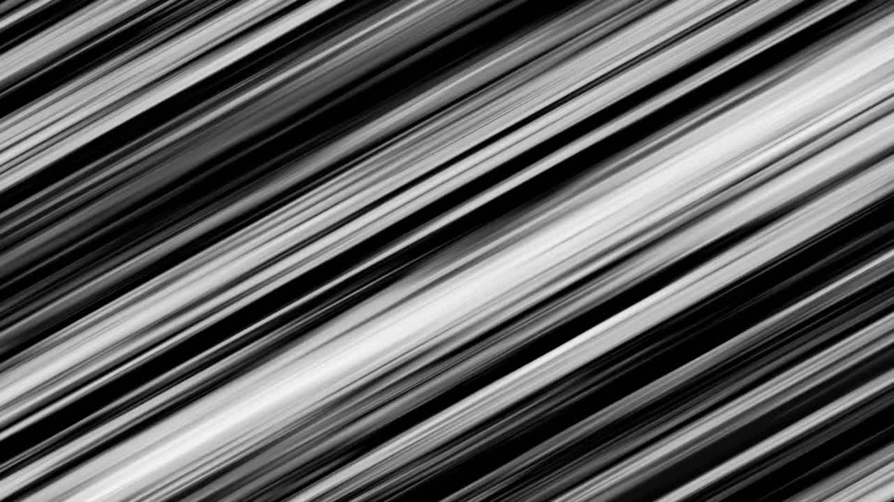 Un loop senza interruzioni di linee diagonali bianche in stile anime con una texture rumorosa, uno sfondo animato ideale per aggiungere un senso di velocità e movimento