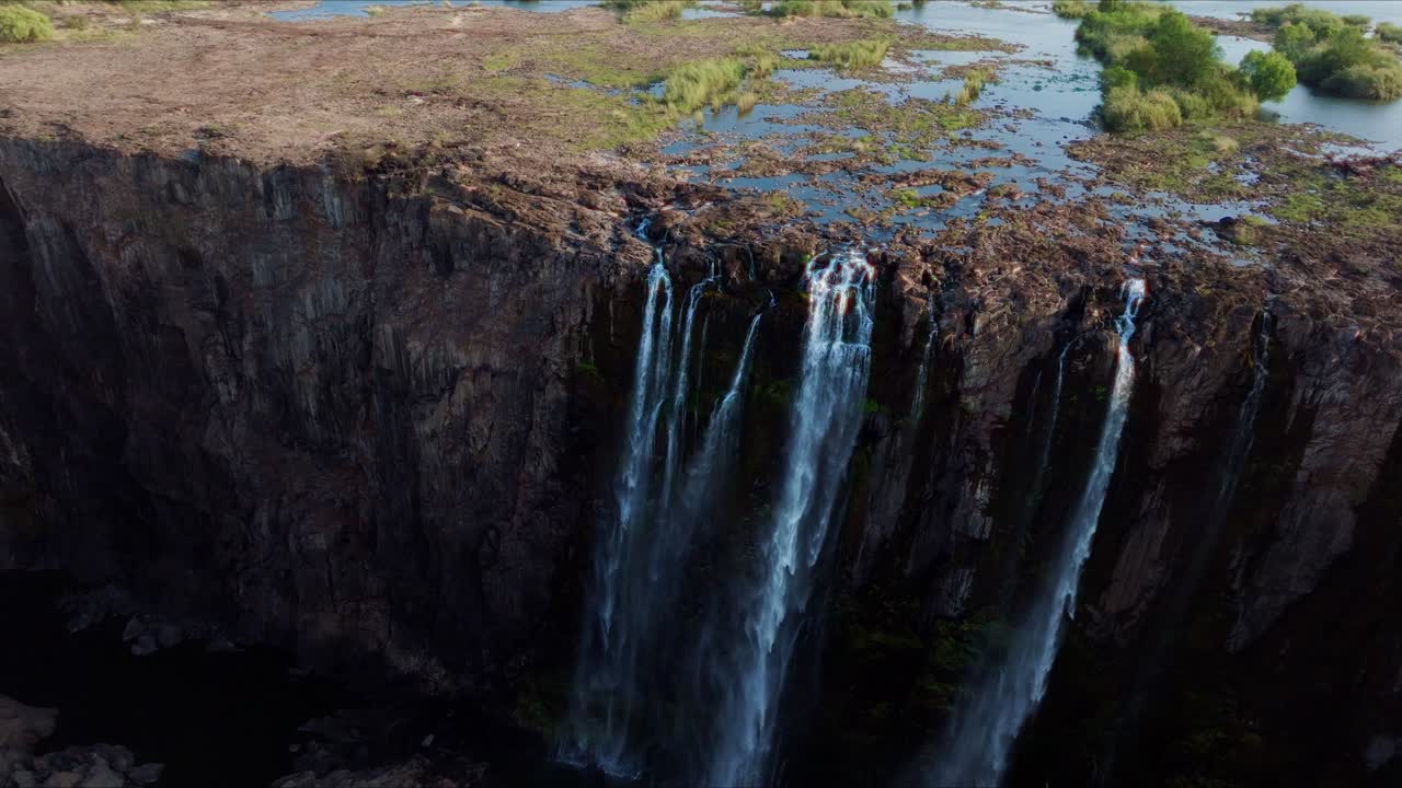 빅토리아 폭포, 짐바브웨, 항공상 4k4