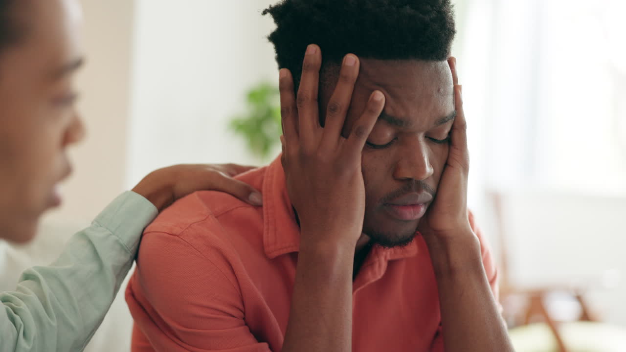 Casal: depressão, ansiedade e saúde mental.