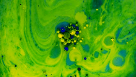 4k abstract liquid oil bubble background