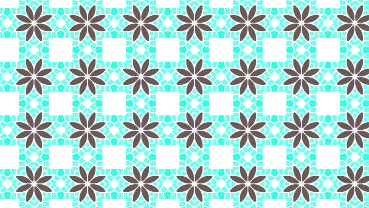 una ilustración de una diapositiva de patrón de mosaico transparente