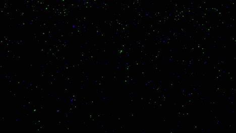 fly confetti and stars in deep galaxy