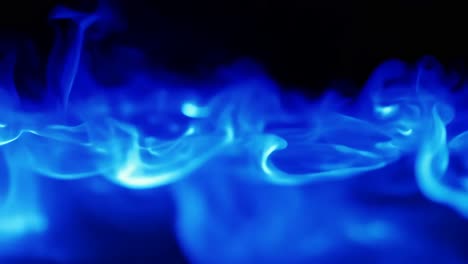 abstract blue flame