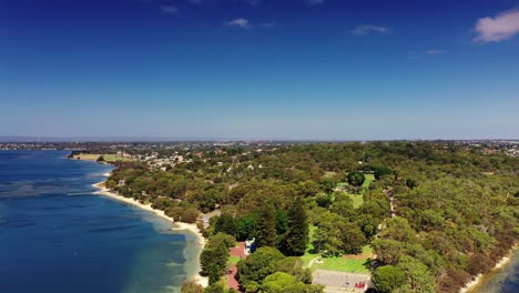 Point-Walter-Australien-Luftdrohne-Fliegt-Rückwärts-über-Spieß