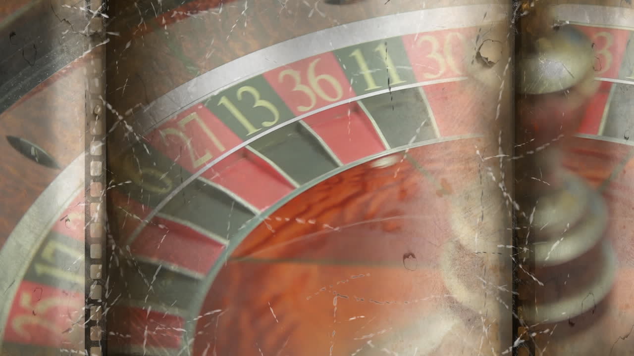 Video: Ruota della roulette che gira